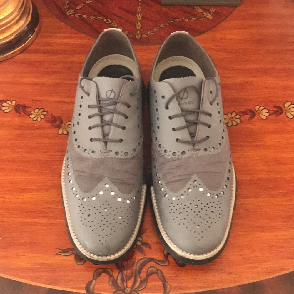 Cole Haan Men’s ZeroGrand OX No Stich Size 8 Grey